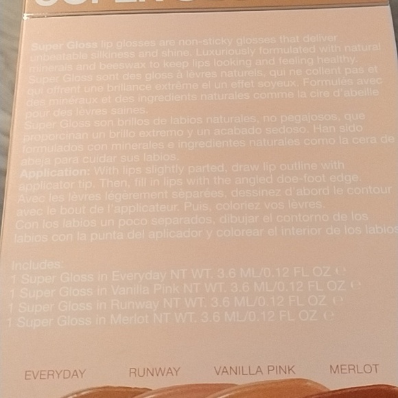 NIB bellapierre lip lustre supergloss quad - Picture 5 of 9